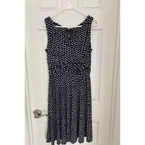 Black polkadotted Scarlett dress